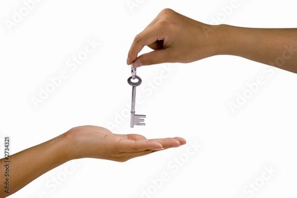 Obraz hand over the key