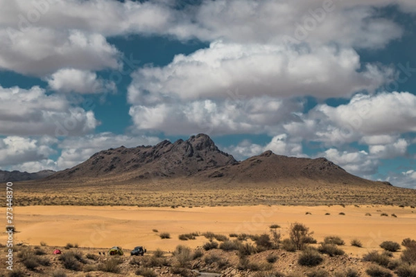 Obraz desert and mountains
