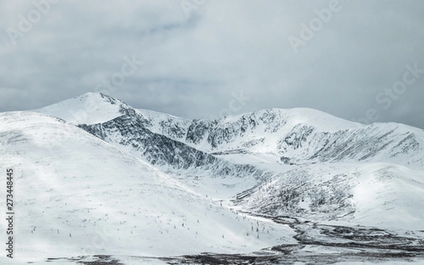 Fototapeta mountains in winter