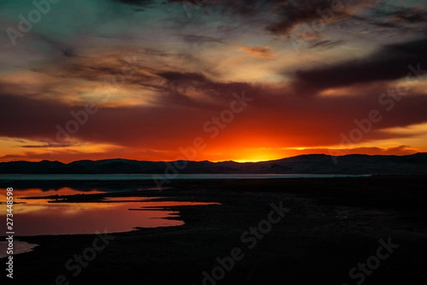 Obraz sunset over sea