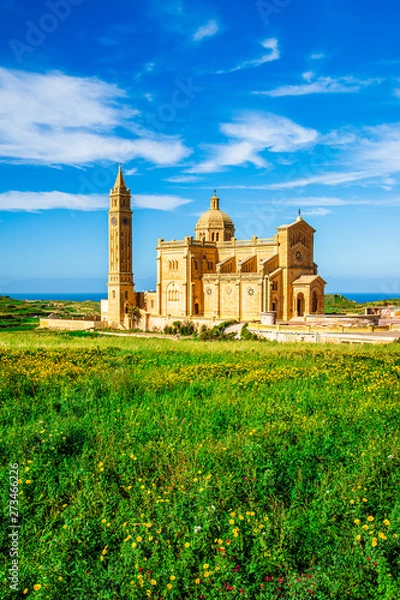 Fototapeta Ta' Pinu basilica Gharb, Gozo, Malta