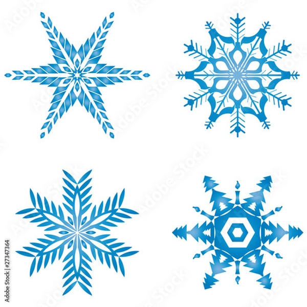 Obraz Eisblumen geometrisch