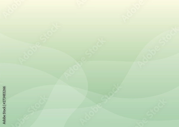 Obraz Wave line concept abstract with light green background