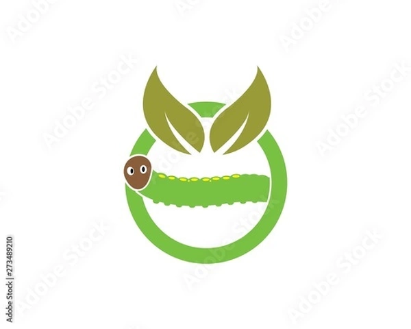 Obraz caterpillar logo icon vector illustration design