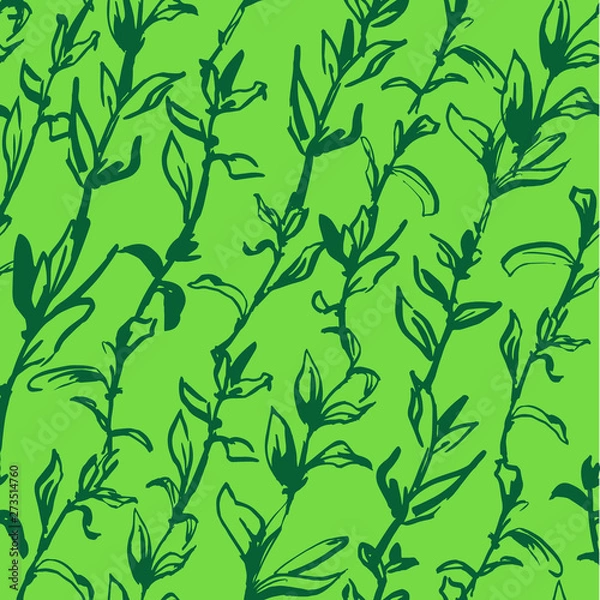 Obraz pattern grass  graphic illustration