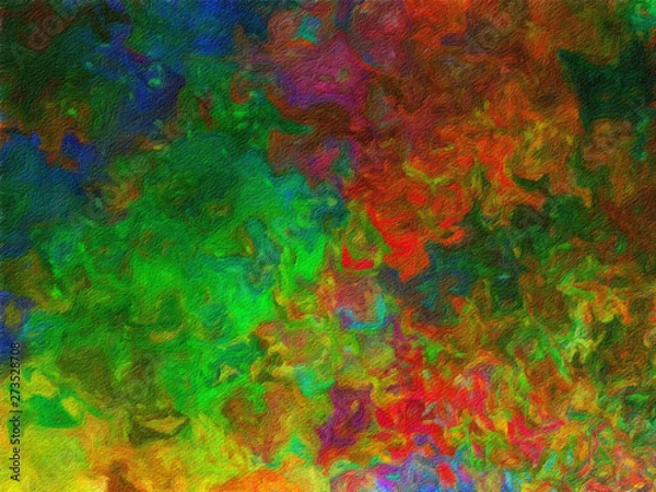 Fototapeta Fashion abstract printable wall art in big size. Mixed impressionism and expressionism modern style. Artistic background pattern for creative design work. Good for graphic, web and print creation use.