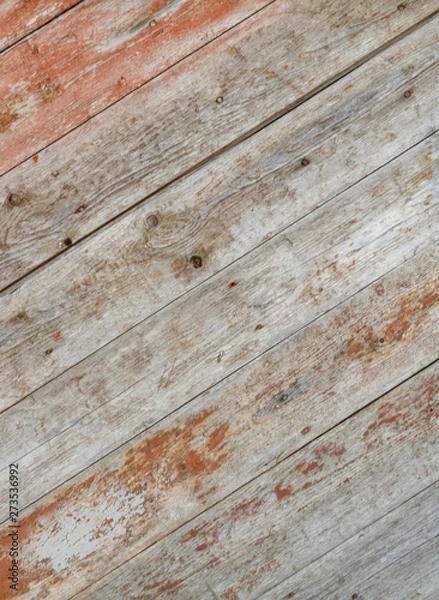 Fototapeta old wooden background with pavement boards
