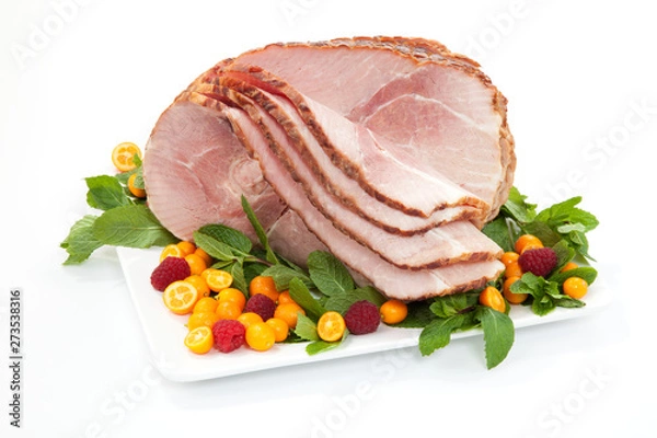 Obraz Holiday Roasted Sliced Ham