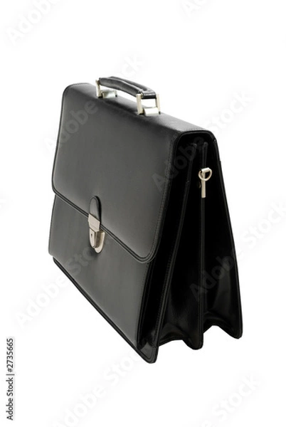 Obraz black suitcase - isolated
