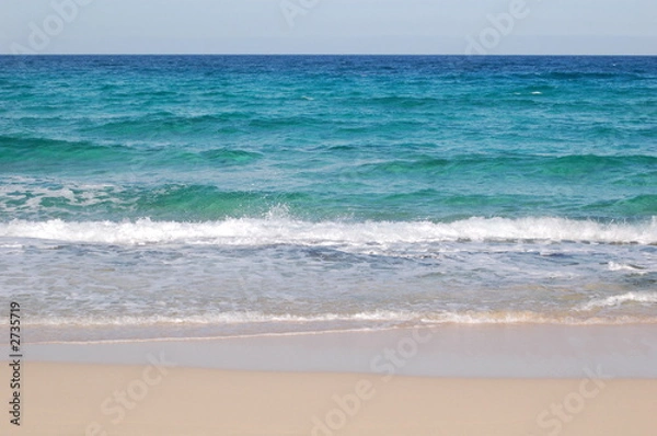 Obraz atlantic sand beach horizon