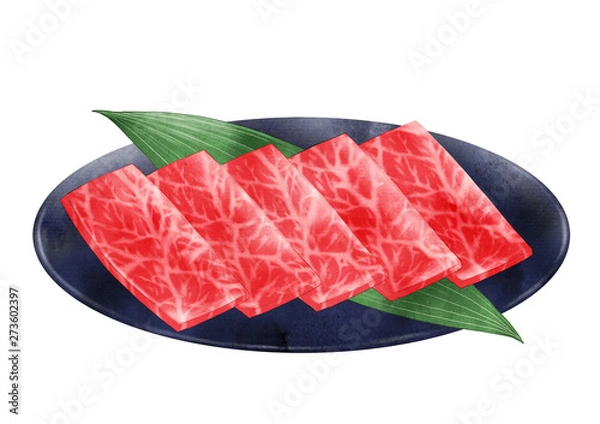 Fototapeta 焼肉カルビ