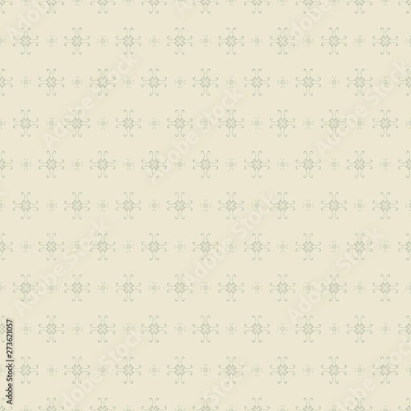 Obraz Simple seamless retro style pattern, vector image