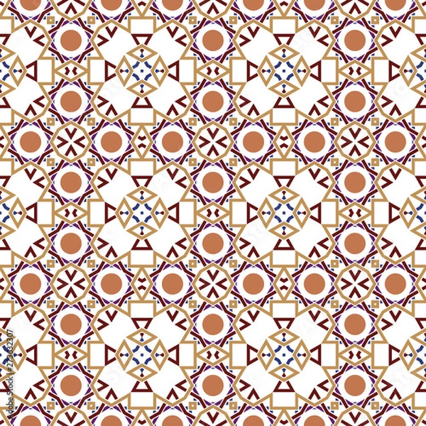 Fototapeta Seamless vector the template.