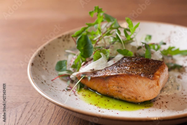 Fototapeta Salmon Steak