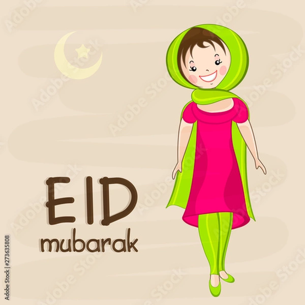 Obraz Eid Mubarak Concept.