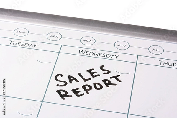 Obraz Sales report meeting