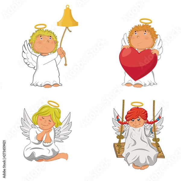 Obraz Little angels set