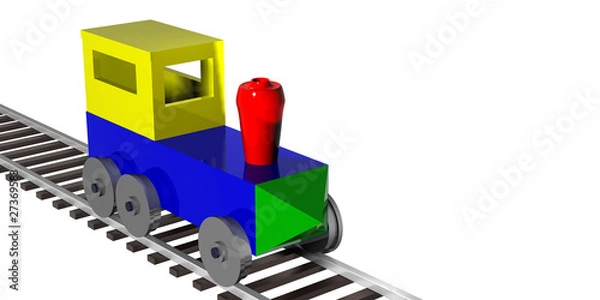 Obraz Toy train