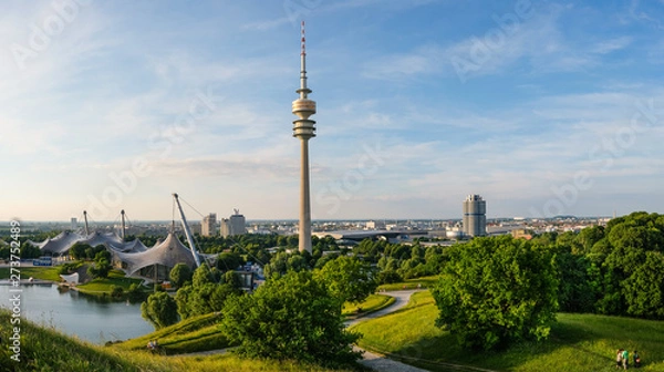 Obraz München Olympiaberg Panorama