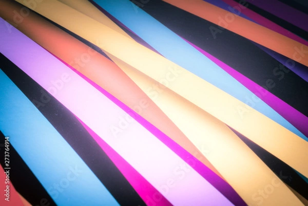 Obraz Colorful striped abstract background, variable width stripes
