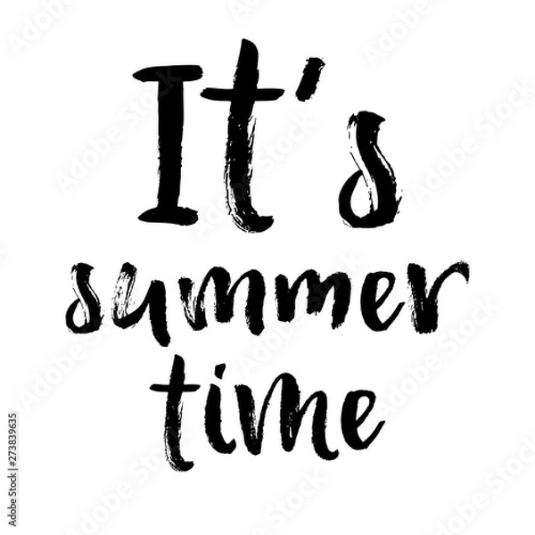 Obraz Summer brush lettering composition