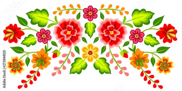 Obraz Mexican floral pattern