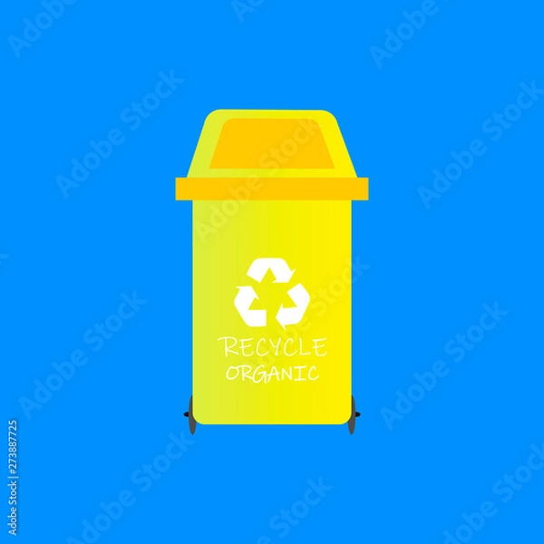 Fototapeta Organic garbage container.