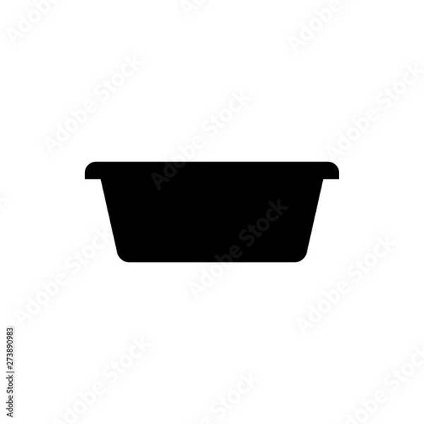 Fototapeta  basin flat vector icon