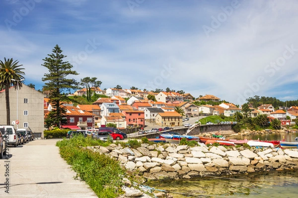 Obraz Naval harbor in Arousa Island