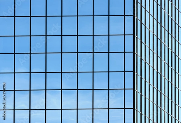 Obraz Office building windows in grid.