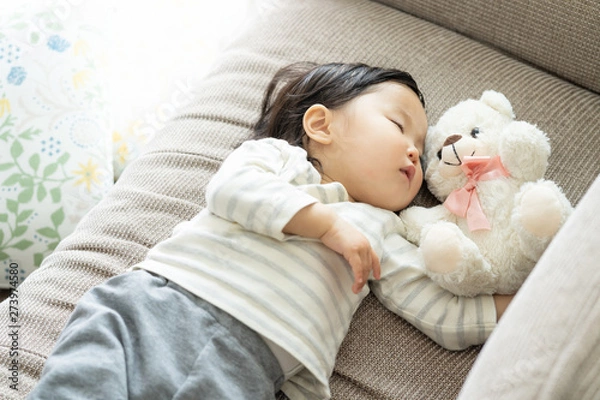 Fototapeta 子供　昼寝　睡眠