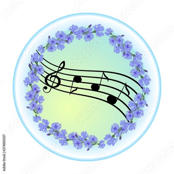 Obraz васильки