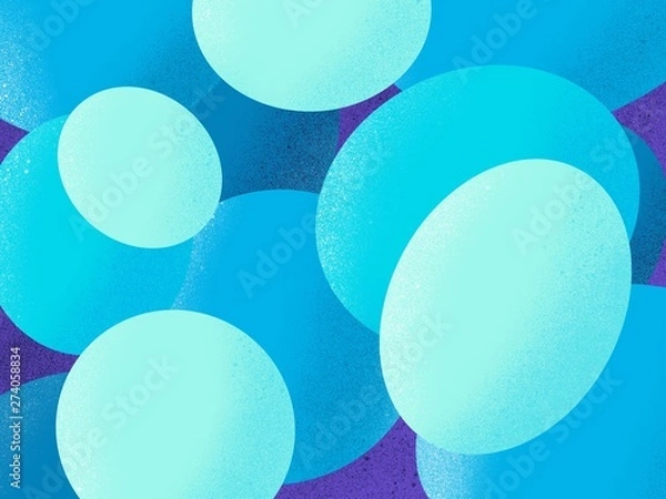 Obraz abstract background with bubbles
