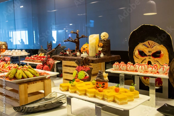 Obraz A halloween dessert for buffet