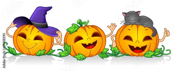 Fototapeta Happy Pumpkins