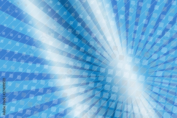 Fototapeta abstract, blue, design, wave, illustration, wallpaper, backdrop, light, lines, pattern, texture, art, graphic, waves, curve, color, digital, line, water, white, backgrounds, sea, shape, technology