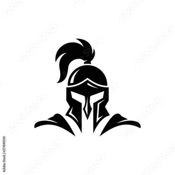 Obraz Warrior Knight Logo Stock Vector