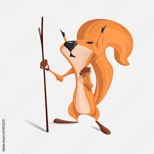 Obraz Victory character wise squirrel Zen