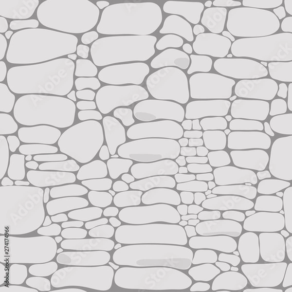 Fototapeta vector seamless gray stone wall texture