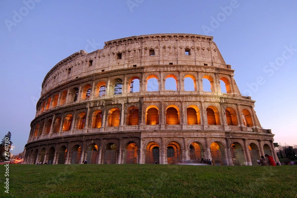 Obraz colosseum at dusk