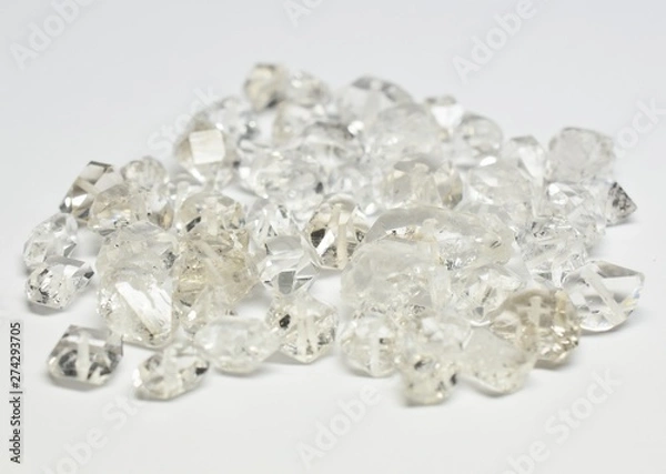 Obraz Herkimer Quartz raw gemstones