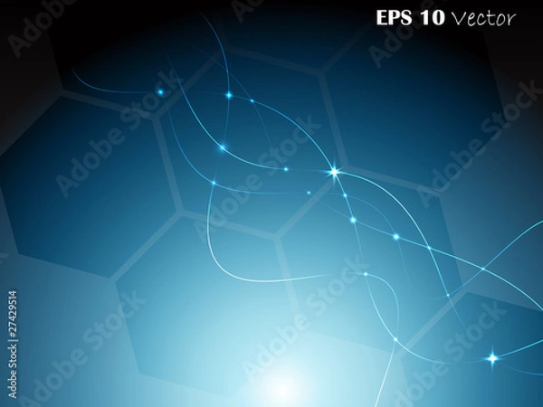 Fototapeta Blue abstract background