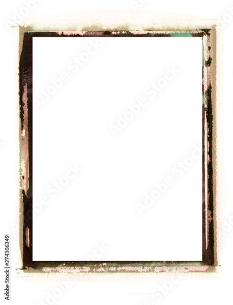 Obraz Antique rustic image transfer border  