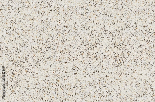 Fototapeta Terrazzo texture. Polished concrete floor and wall pattern. Color surface marble and granite stone, material for decoration