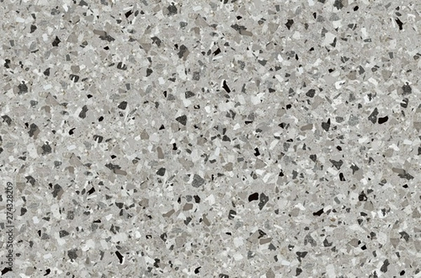 Fototapeta Terrazzo texture. Polished concrete floor and wall pattern. Color surface marble and granite stone, material for decoration