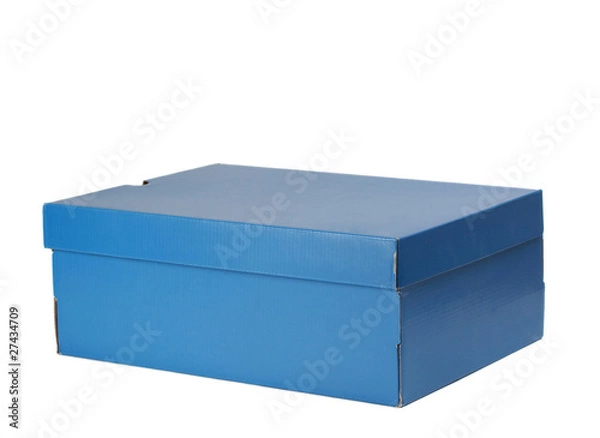 Obraz blue shoe box
