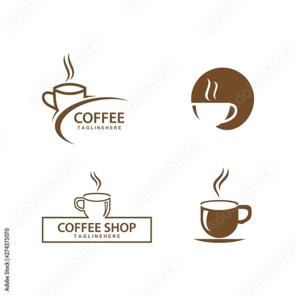 Fototapeta Coffee cup Logo