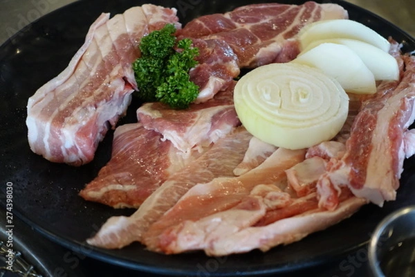 Fototapeta 제주도 오겹살