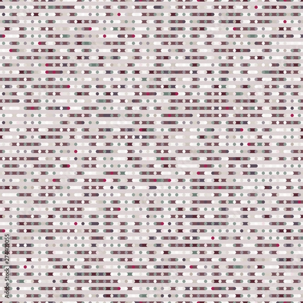 Fototapeta Colorful abstract seamless pattern, texture, consisting of simple elements.