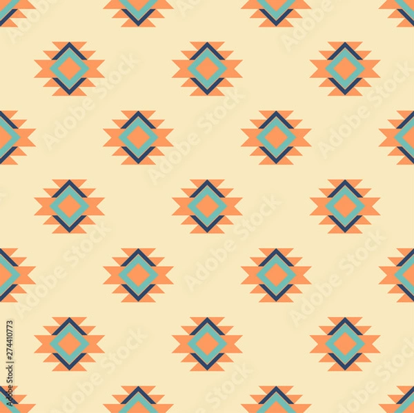 Fototapeta seamless background. National pattern. Folk